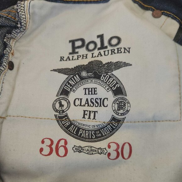 Polo Ralph Lauren Men’s Classic Fit Jeans Size 36x30 Denim Pants - Picture 8 of 8
